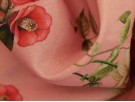 Printed Cotton Lawn Fabric - Blush pink Garden of Eden